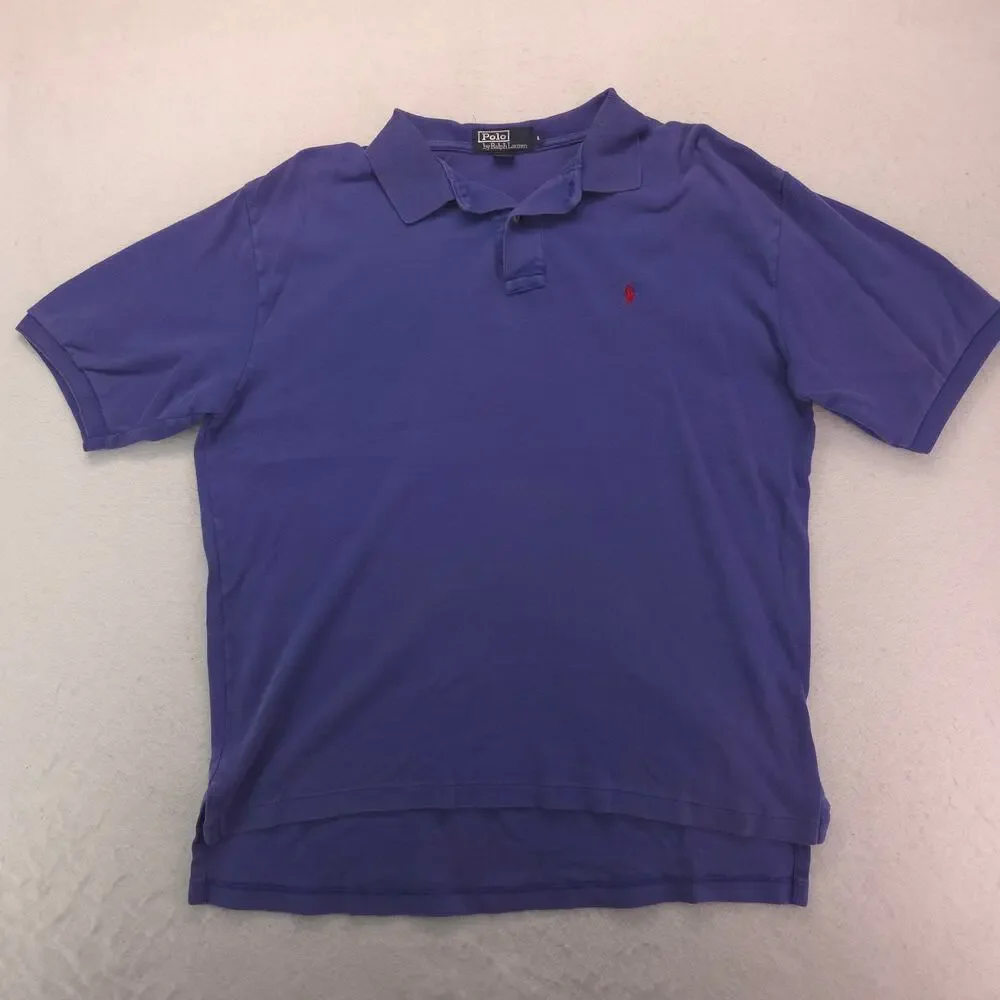 Polo by Ralph Lauren Short Sleeve Collared Polo Shirt Mens Size XL Blue